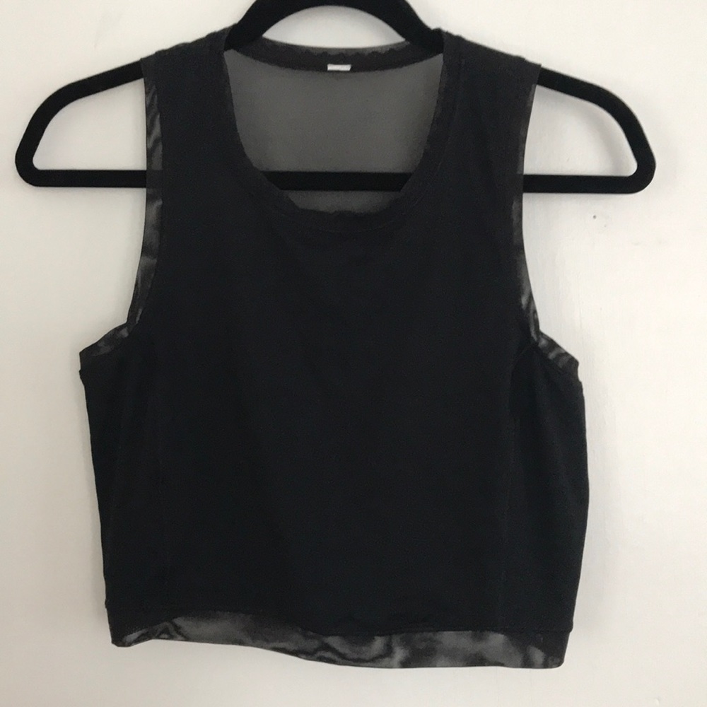 Lululemon Crop Top with Mesh Back